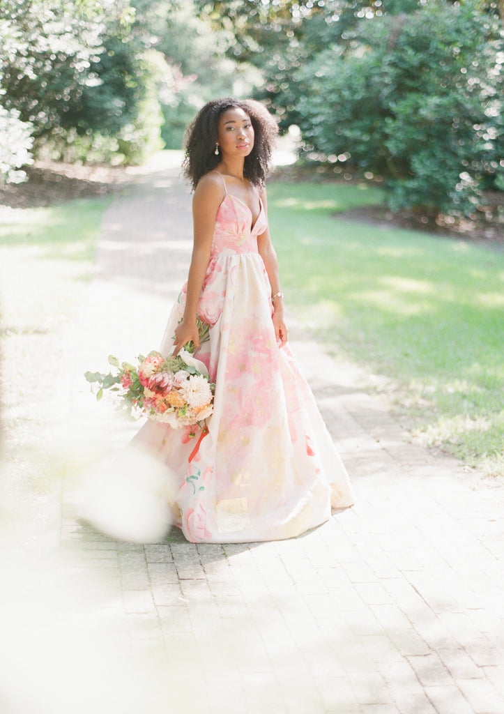 Featured: Handpainted McLeod Gown, Kate McDonald Bridal