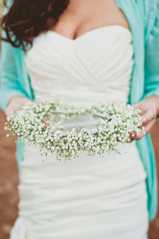 How To: DIY Baby Breath Flower Halo