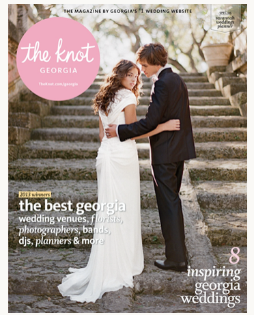 Colonial House of Flowers Featured in Chrissie & Jody Atlanta Wedding at the Fox Theatre by The Knot Magazine