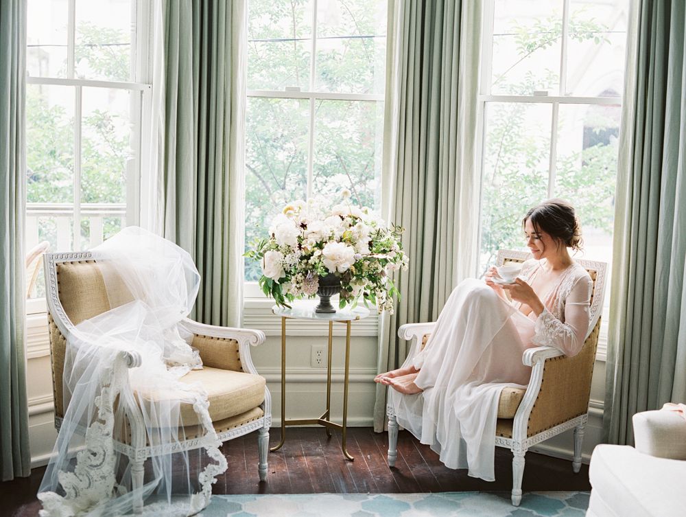 Feature,  Wedding Sparrow: Wedding Morning Boudoir Portraits At Home