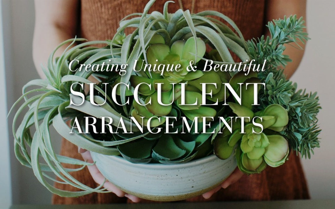 How To: HOW TO CREATE UNIQUE & BEAUTIFUL SUCCULENT ARRANGEMENTS WITH POTTERY BARN