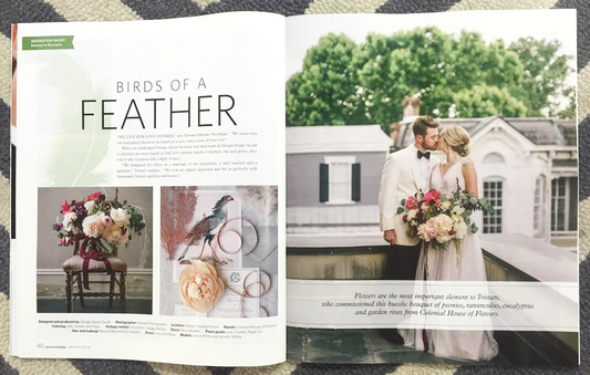 3 Lessons about Flowers from my Savannah Weddings Magazine Feature