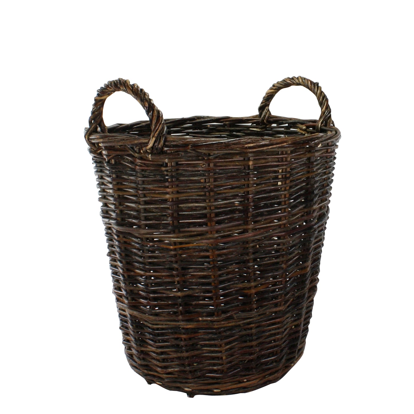 Natural Round Willow Baskets, Set of 2