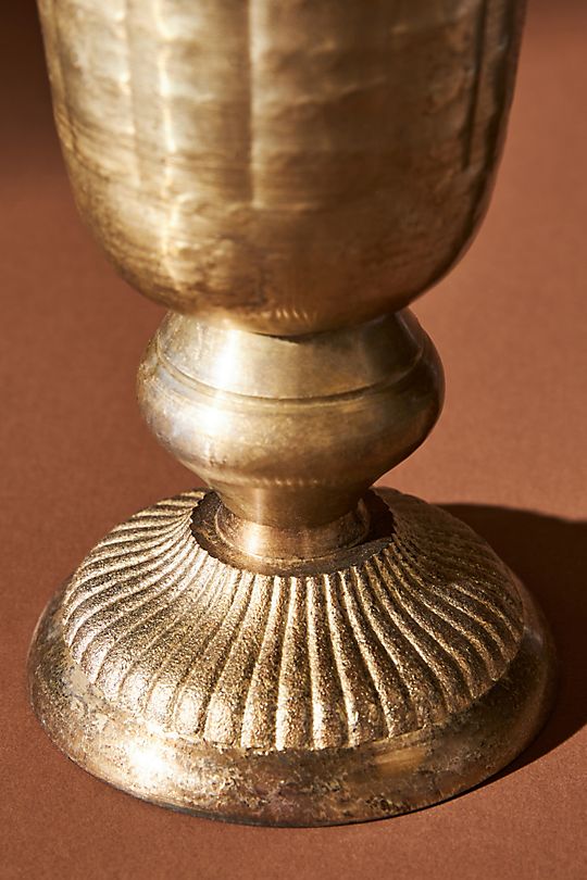Lita Gold Metal Vase