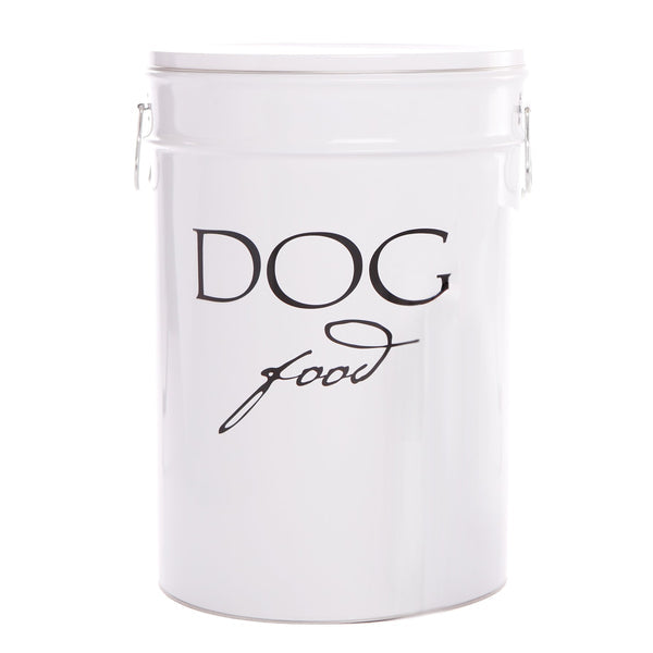 Harry Barker Classic Food Storage Canister in Classic White + Classic Silver