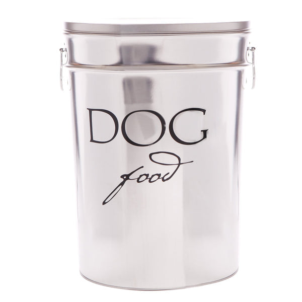 Harry Barker Classic Food Storage Canister in Classic White + Classic Silver