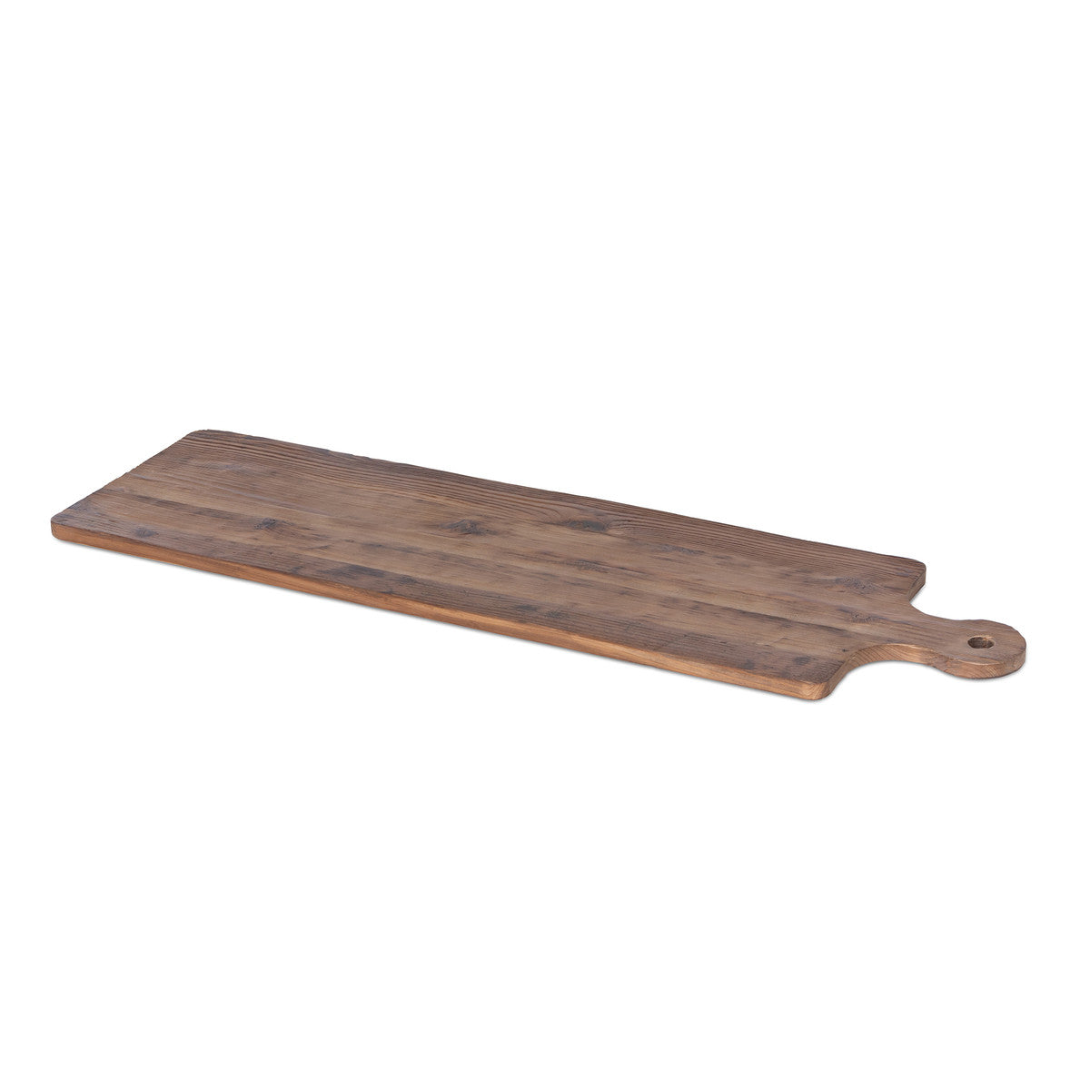  French charcuterie board pine wood on white background