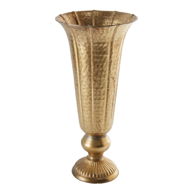 Lita Gold Metal Vase