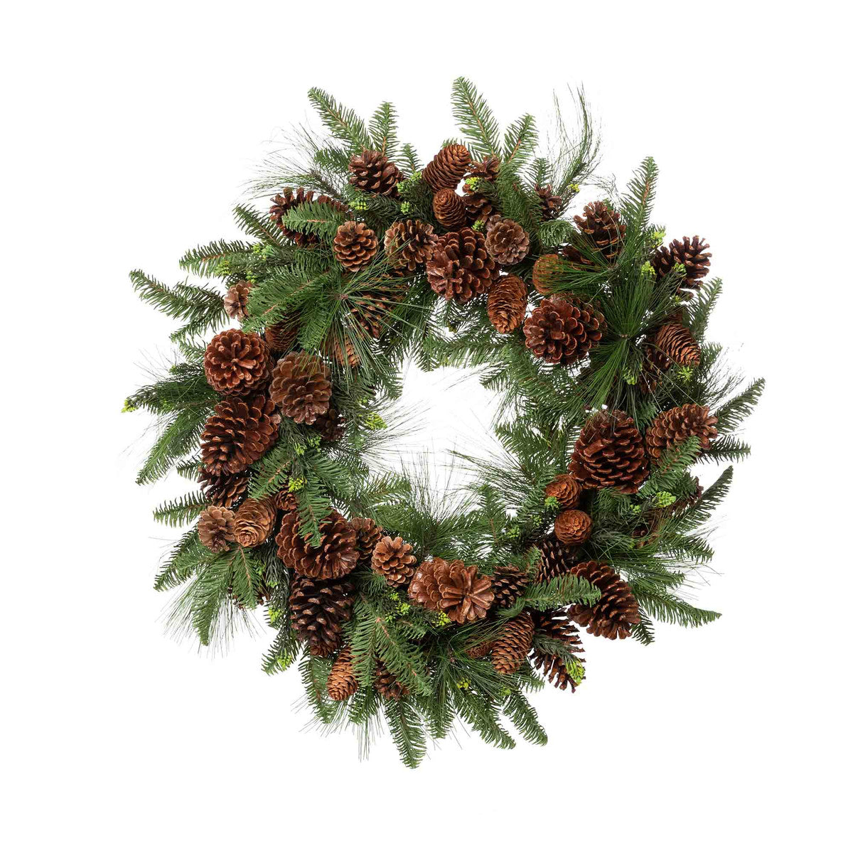 Mixed Pine and Pine Cone Wreath