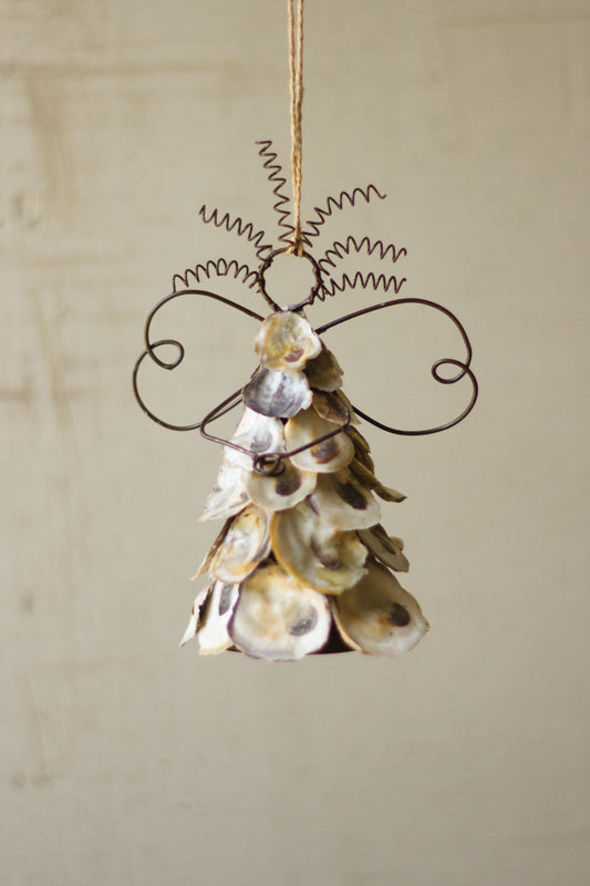 Oyster-Shell-Christmas-Tree-Holiday-Angel-Ornament-