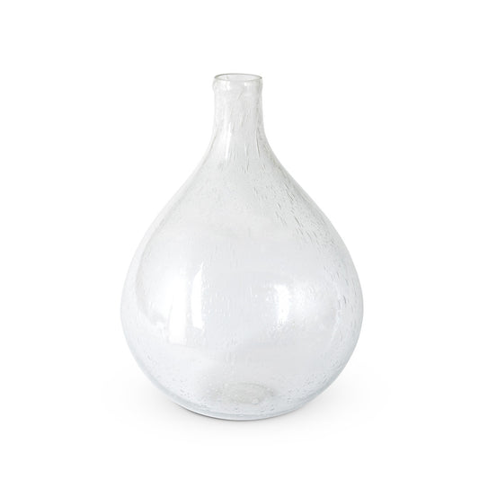 Raindrop Glass Oversized Bottle Vase