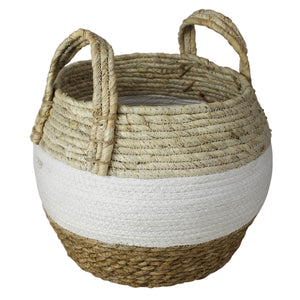 GIDEON GRASS AND COTTON BASKETS, Set of 2