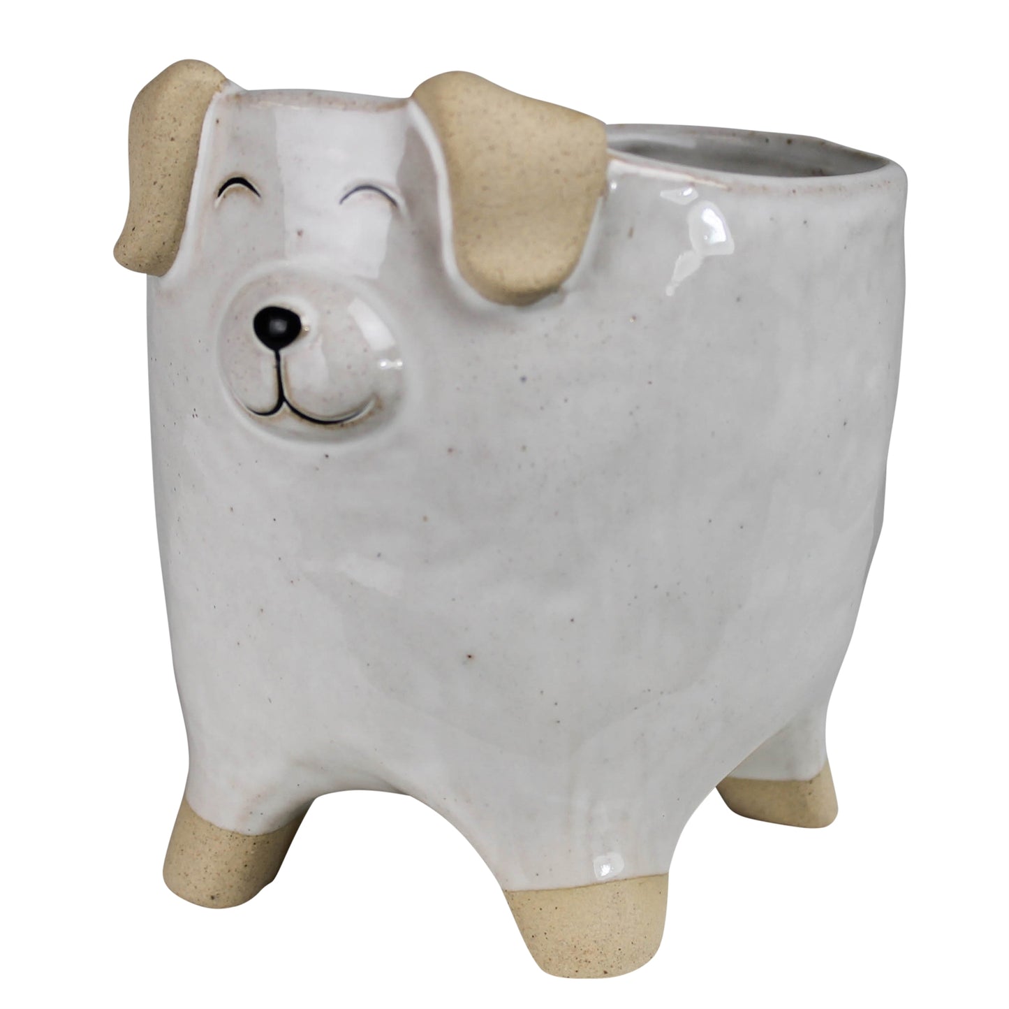 Dog & Cat Ceramic Cache Pot