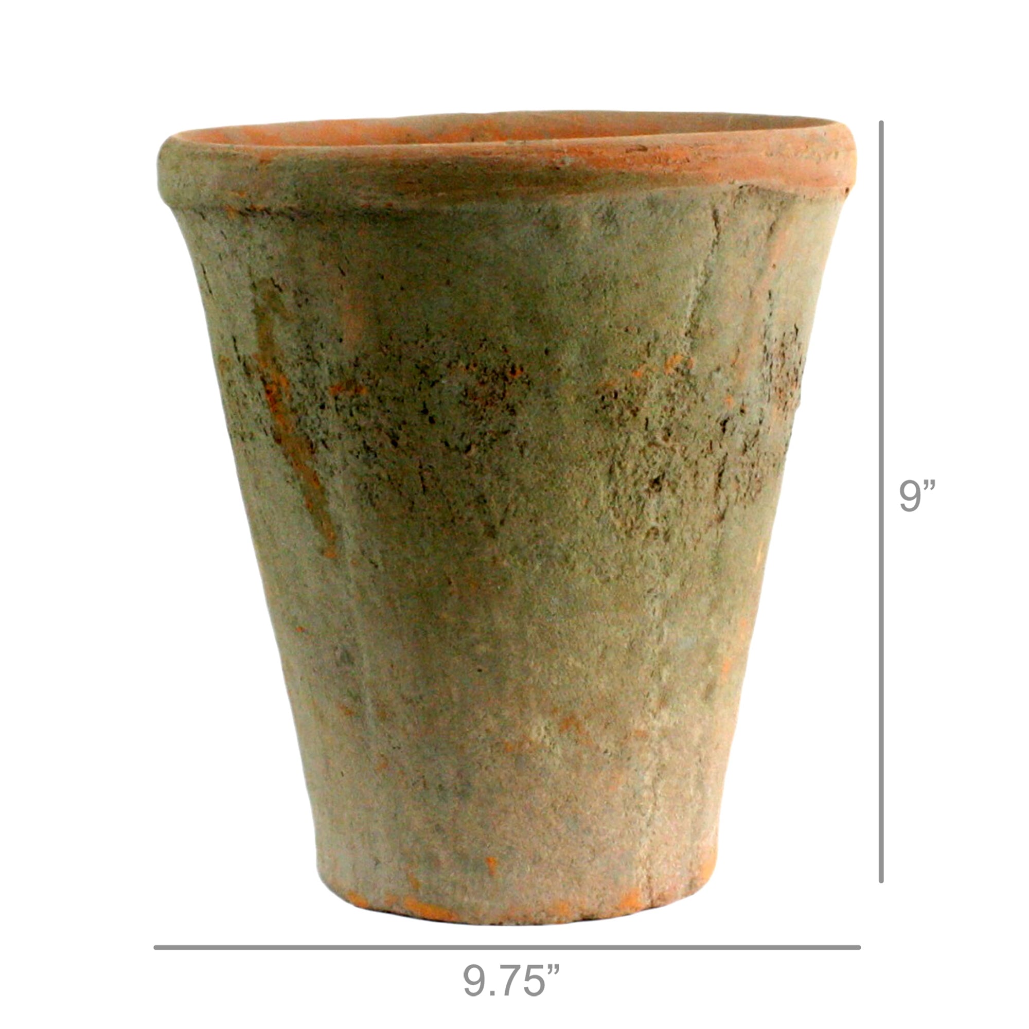 Rustic Terra Cotta Pot, Grande Set of 2