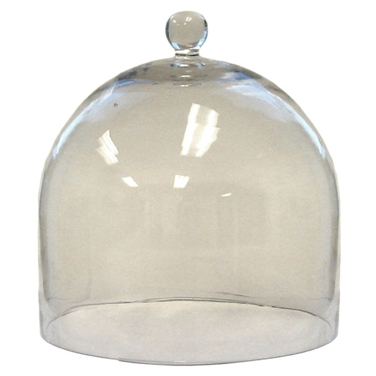 Clear Glass Cloche Dome, Large