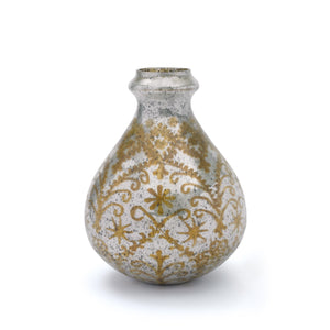 Deco Home Antiqued Etched Opal Edison Vase