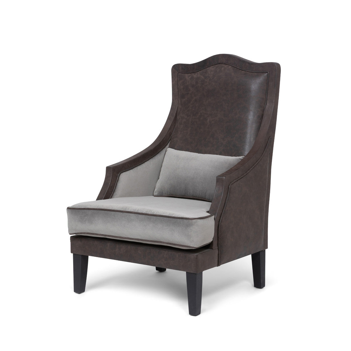 black luxe arm chair