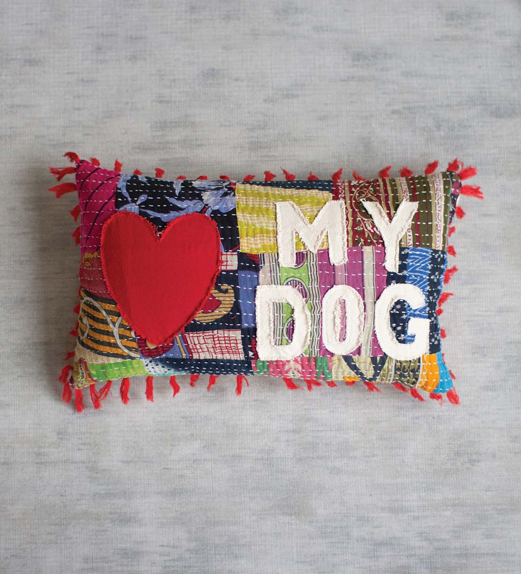 Love My Pet, Dog & Cat Lover Colorful Pillows