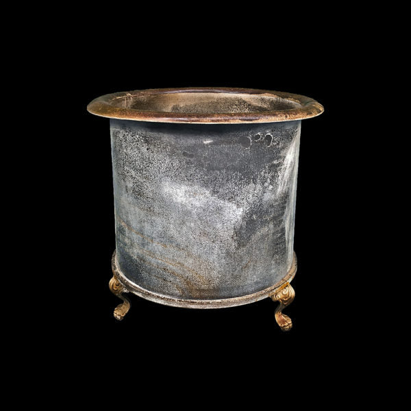 Footed Creamery Tank Metal Planter - Colonial House of Flowers | Atlanta