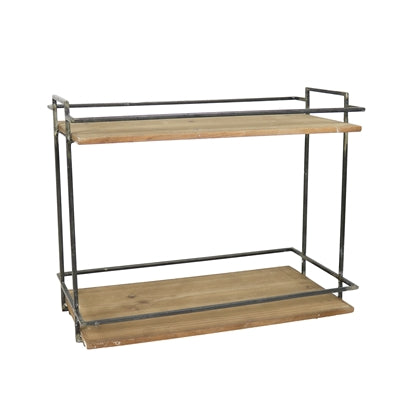 Milton Miles Two-Tier Wood Stand