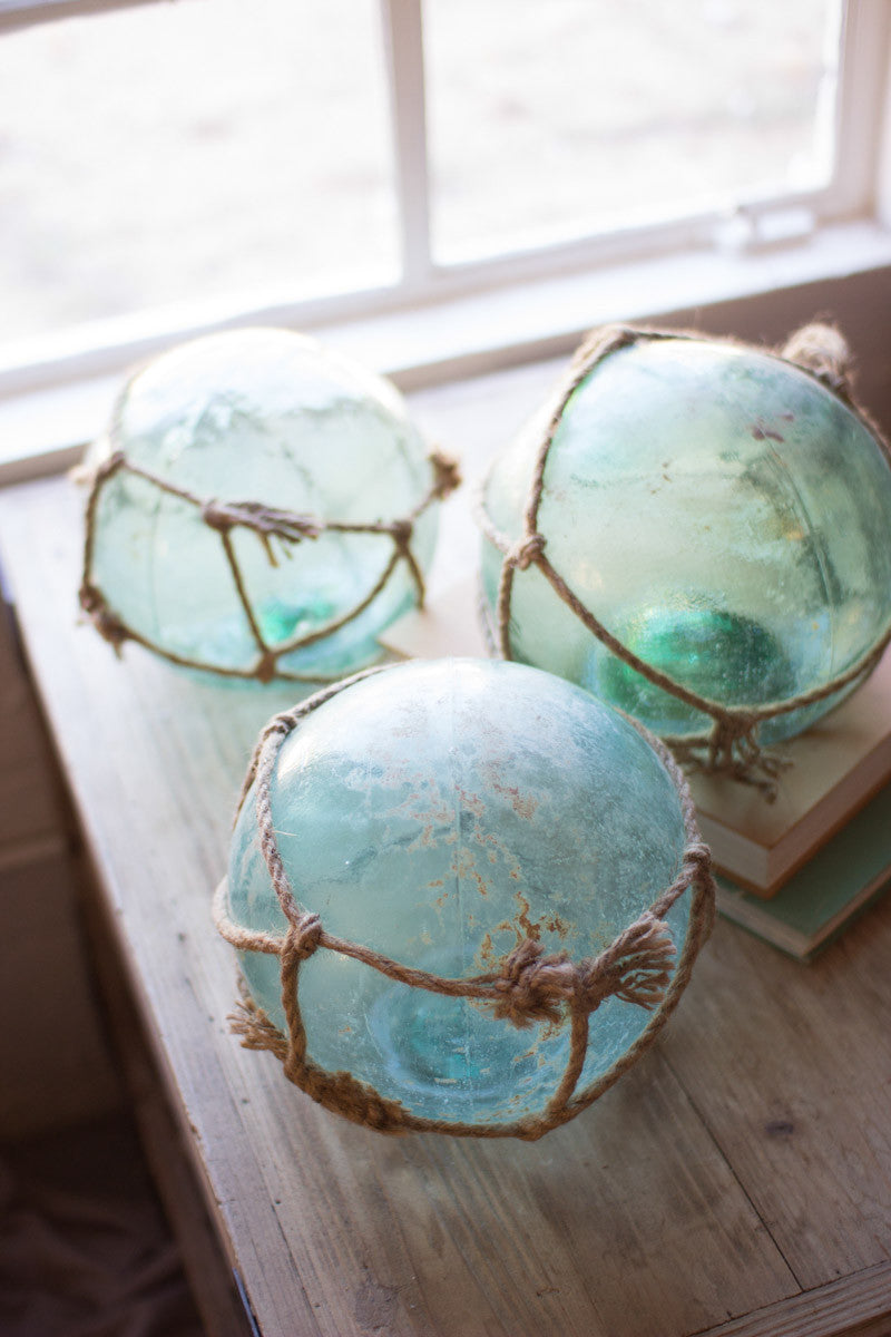 Decorative Antique Glass Floating Buoys