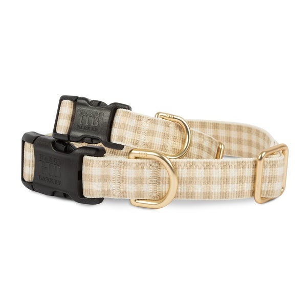 Harry Barker Gingham Dog Collar Collection
