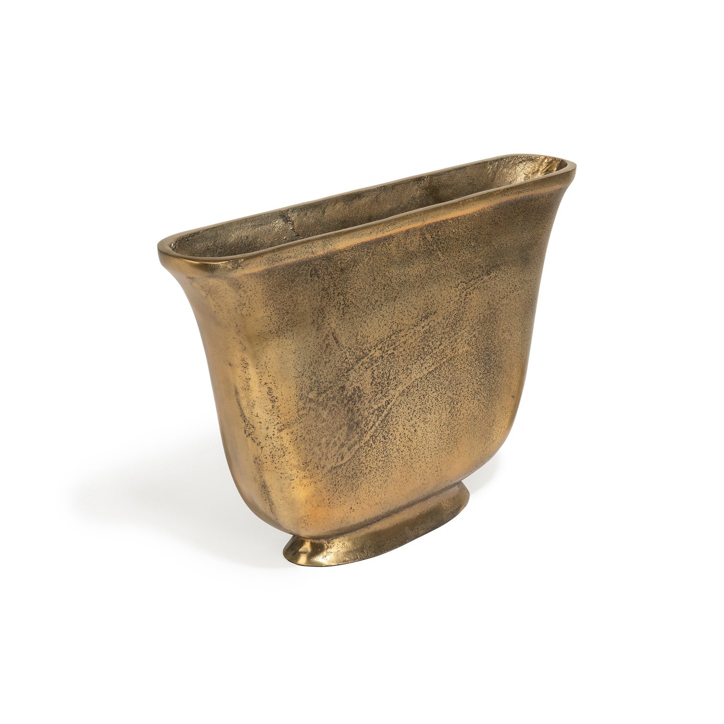 Martha Antique Gold Aluminum Vase