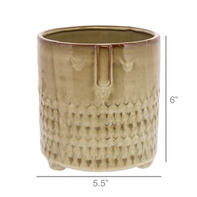 Chester Clive Ceramic Cachepot Vase - Colonial House of Flowers | bespoke floral design + online shop | Atlanta, Georgia