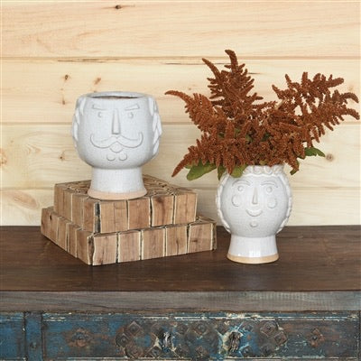 Duke + Duchess, White Ceramic Cachepot - Colonial House of Flowers | bespoke floral design + online shop | Atlanta, Georgia