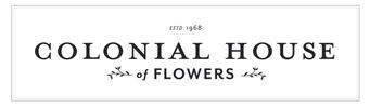 Black Letter Logo for Colonial House of Flowers Atlanta, Georgia Based Shop 