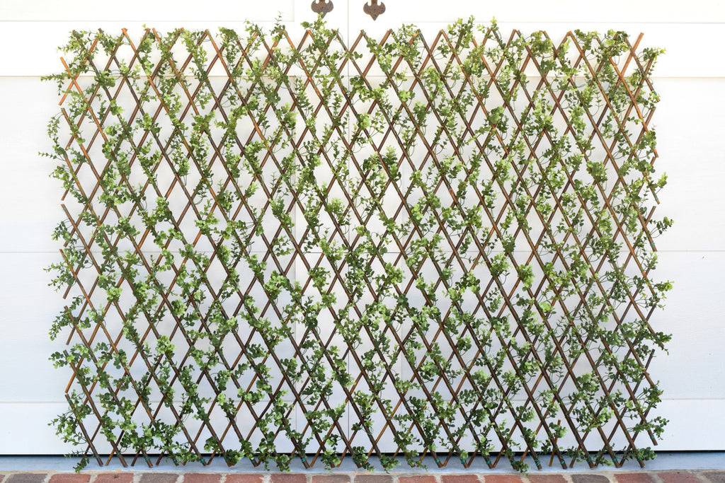 Faux Willow Lattice Screen